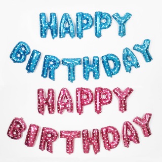 Bóng bay chữ happy birthday