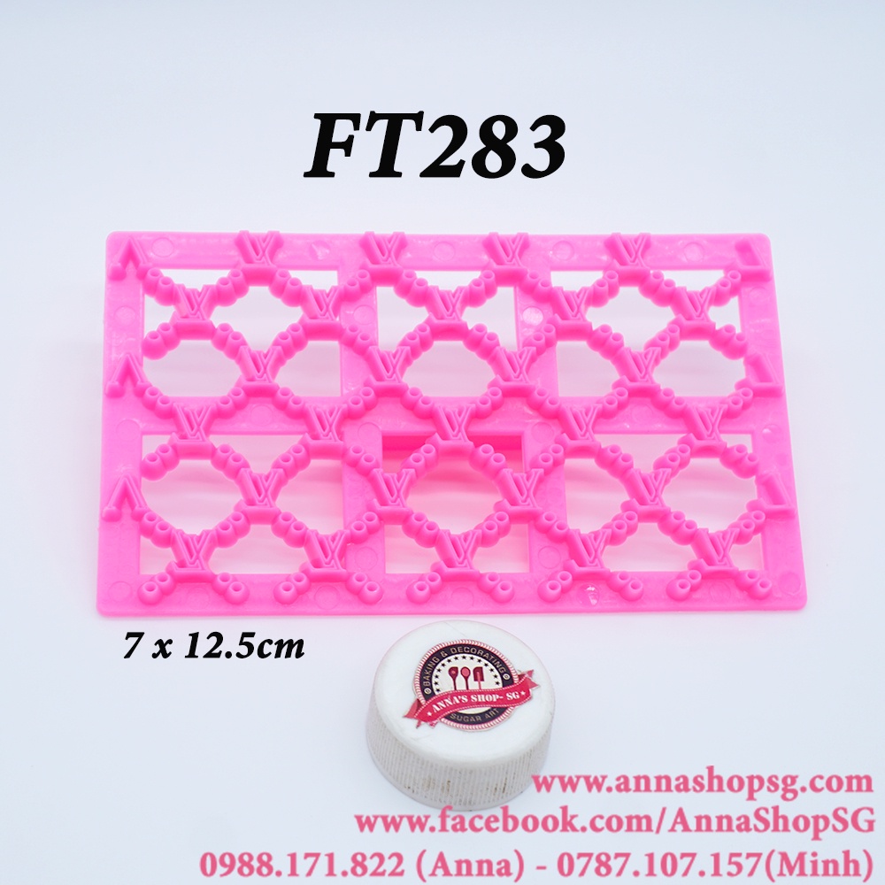 FT283 MIẾNG ẤN TẠO HOA VĂN LV