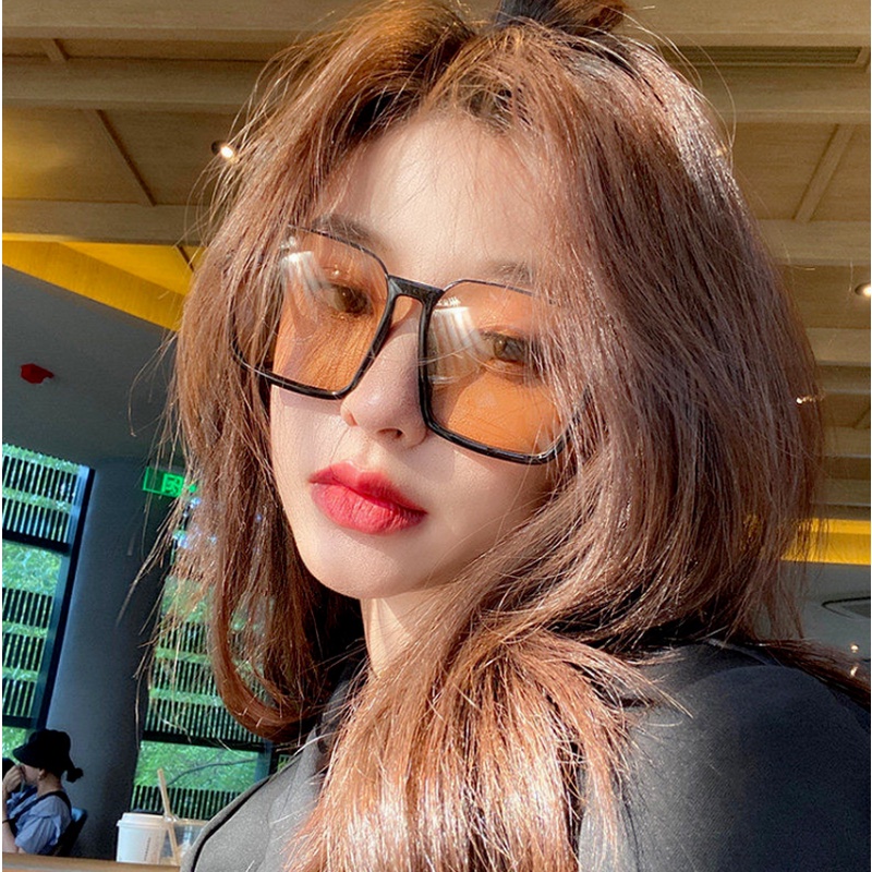 Kính mát gọng vuông cỡ lớn thời trang cho nam/ nữ