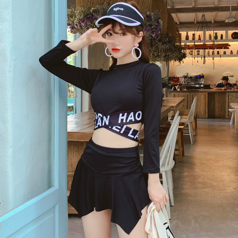 Bikini 2 mảnh dài tay chống nắng  140520 (Hàng oder chuẩn hình 100%) | BigBuy360 - bigbuy360.vn