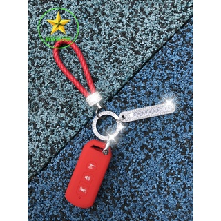 [HONDA SH] - Ốp đính đá bọc chìa khóa smartkey xe máy Honda SH Mode 125cc - SH 125i - SH 150i - Bao da đính đá chìa khóa