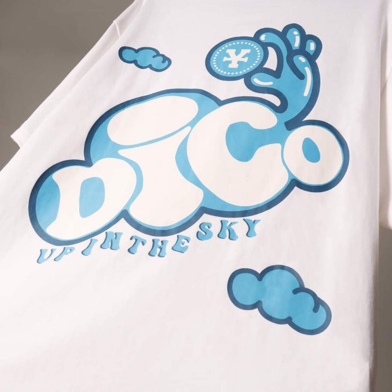 Áo Tee Dirty coins Cloud Dico - Trắng - Local brand