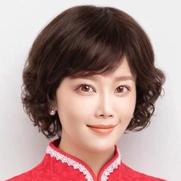 🌿Tặng Lưới🌿 Tóc giả nữ trung niên nguyên đầu tự nhiên - TG49