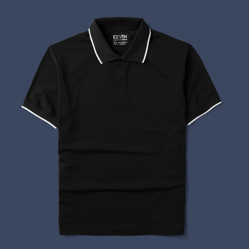 Áo thun nam Polo Kevin vải cá sấu viền cổ | BigBuy360 - bigbuy360.vn