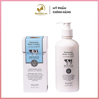 Lotion sữa dưỡng trắng da milk plus co enzyme q10 400ml