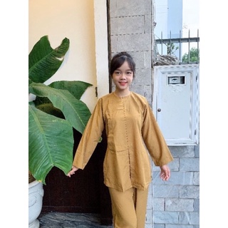 Đồ lam đi chùa ✅✅ Vạt Ho Nút thắt ( Nam , Nự )