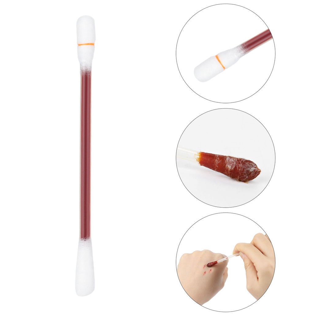 Bộ 50 tăm bông hai đầu có dung dịch sát trùng Iodide dùng vệ sinh vết thương