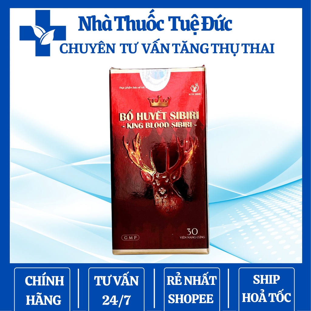 Viên Bổ Huyết Sibiri King Blood - CHÍNH HÃNG