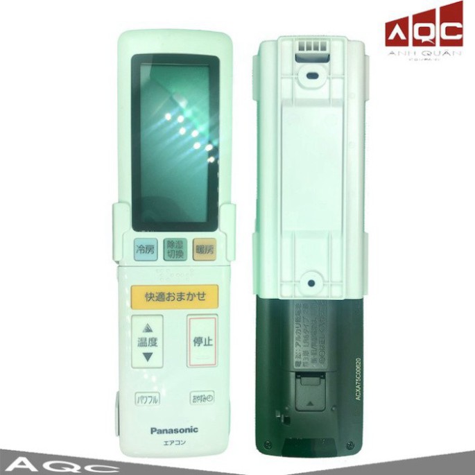 KĐH @ Điều khiển điều hoà Panasonic Nhật Nội Địa chữ Nhật Loại Có Nắp Lưng Và Không Nắp Lưng