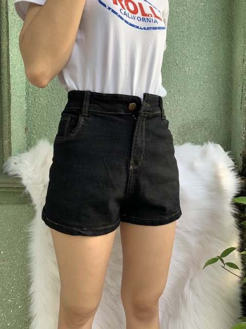 [60kg~95kg] QUẦN SHORT JEAN BIG SIZE ĐEN 2667