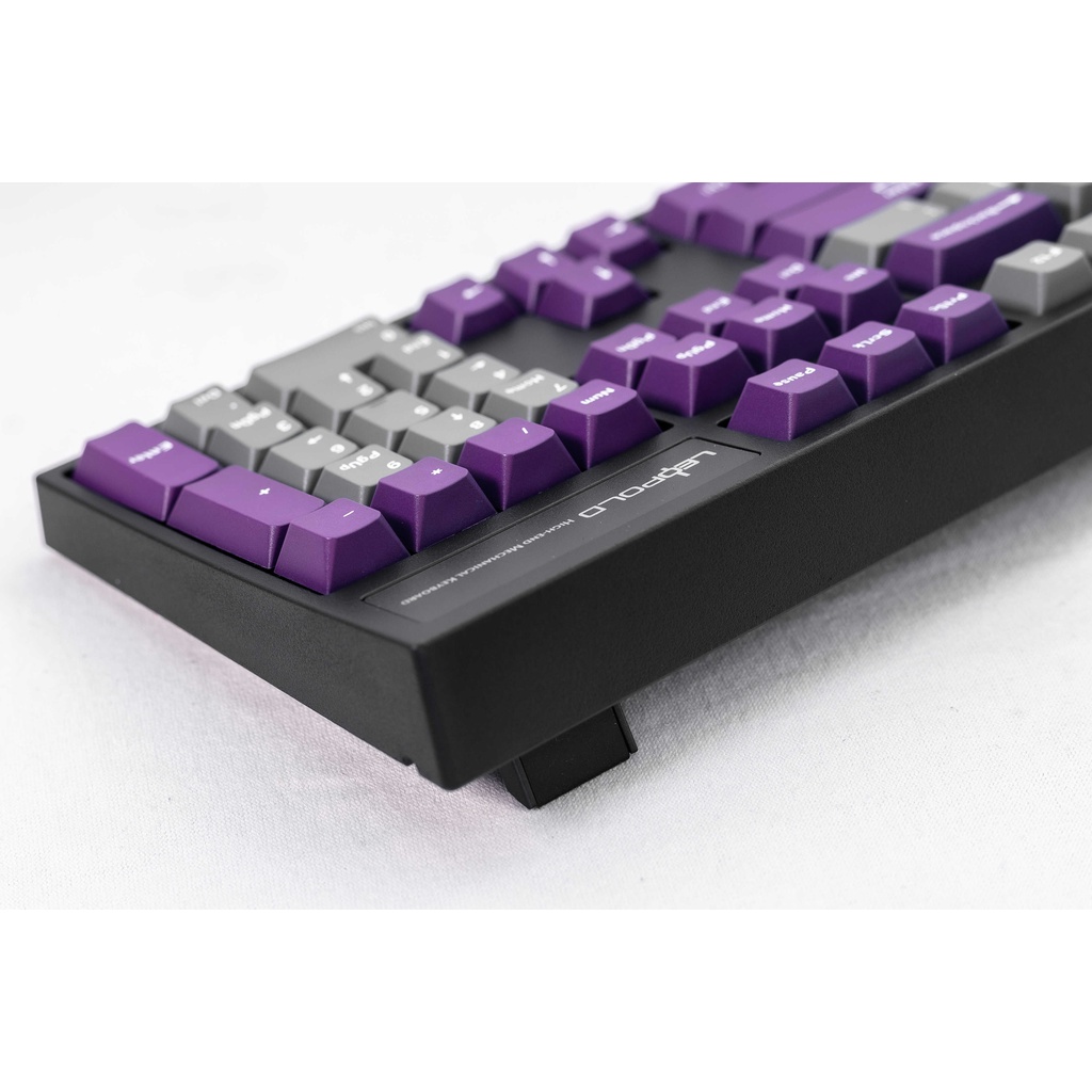 Bàn Phím Cơ Máy Tính Hiệu Leopold FC900RPD Grey Purple -  Hàng Chính Hãng - Bảo Hành 24 Tháng