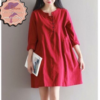 sale 120k ĐẦM BABYDOLL ĐỎ NÚT XÉO