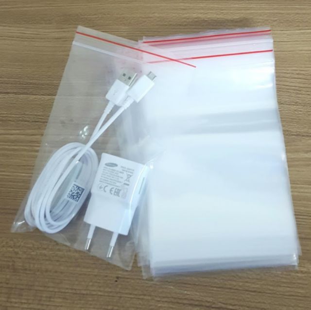 300g túi zip viền đỏ loại đẹp, đủ số từ số 00-12 (4x5-35x45 cm)