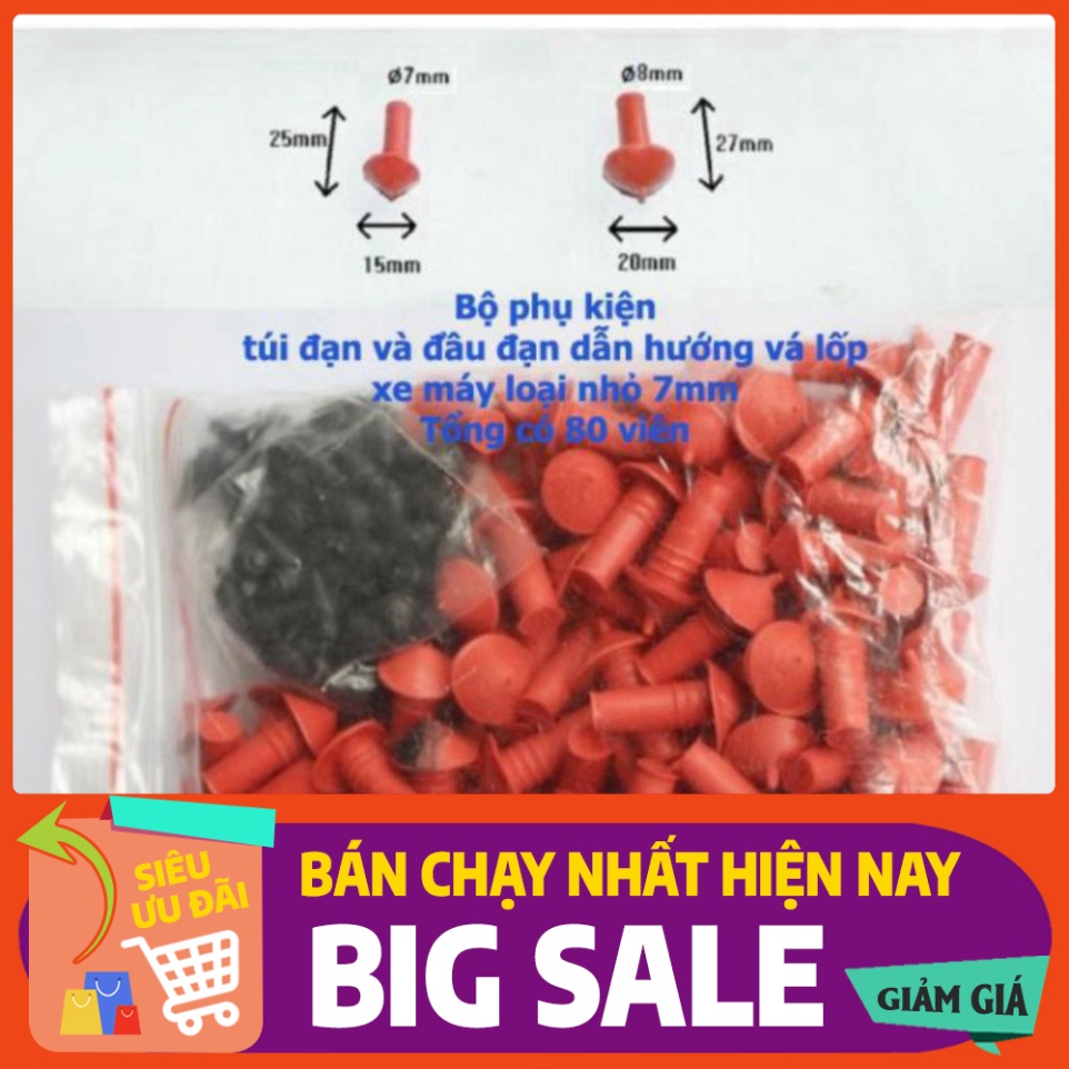 [FREE SHIP] 💥[FREE SHIP]💥Bộ vá lốp xe máy không săm xăm Tặng 40 đạn vá lốp Đa Năng Tiện Dụng 💥SIÊU HOT💥