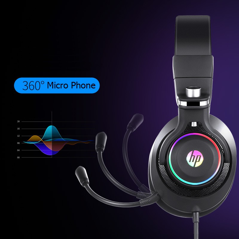 Tai nghe 7.1 chuyên game HP H500GS led RGB - âm thanh cực chuẩn (Đen) | BigBuy360 - bigbuy360.vn