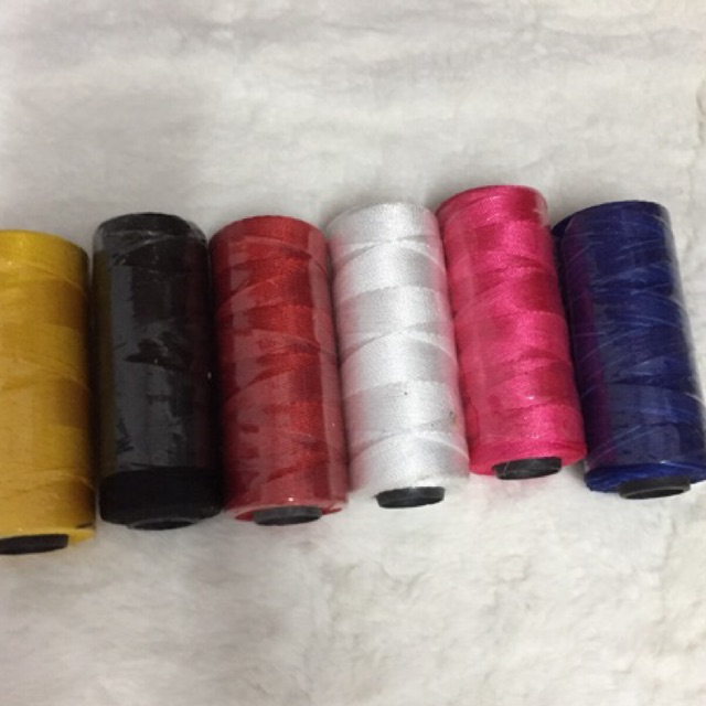 Cuộn dây chỉ dù xoắn tết, may đồ da phụ kiện 2mm