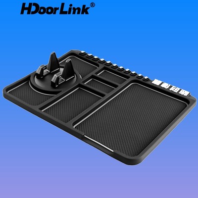 HdoorLink Bảng điều khiển ô tô Chống trượt Mat Đệm điện thoại tự động