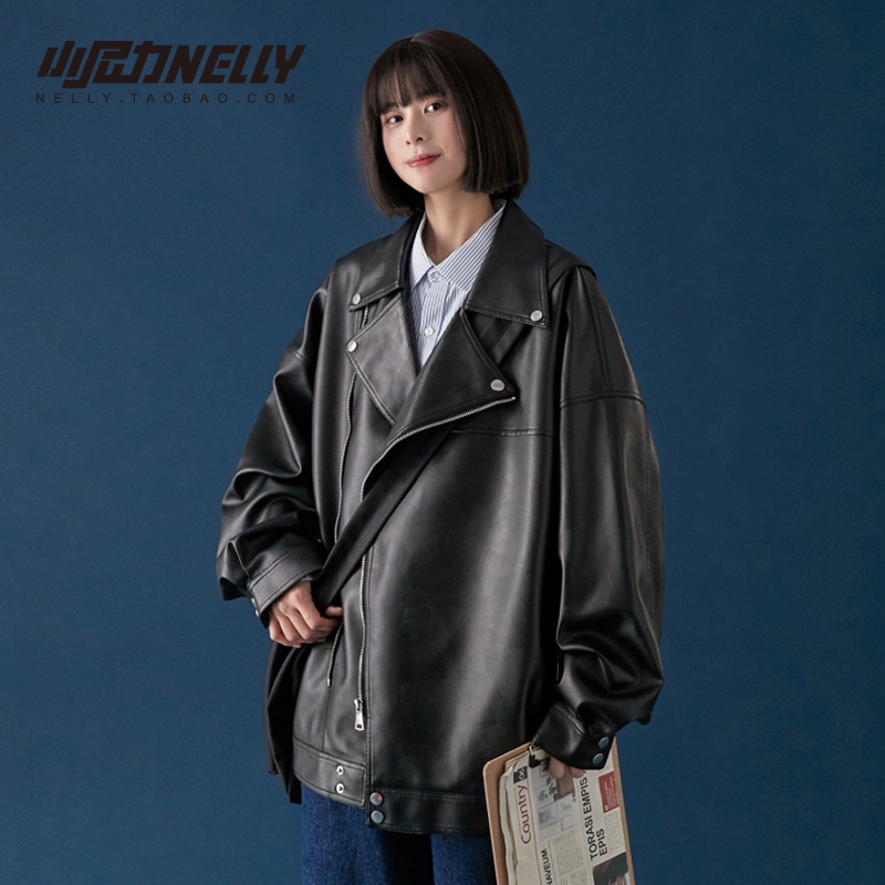 Áo khoác nam da dáng rộng phong cách đường phố Hàn Quốc 2022 bigsize unisex áo da nam hàn quốc simple fashion áo khoác jacket nữ bomber