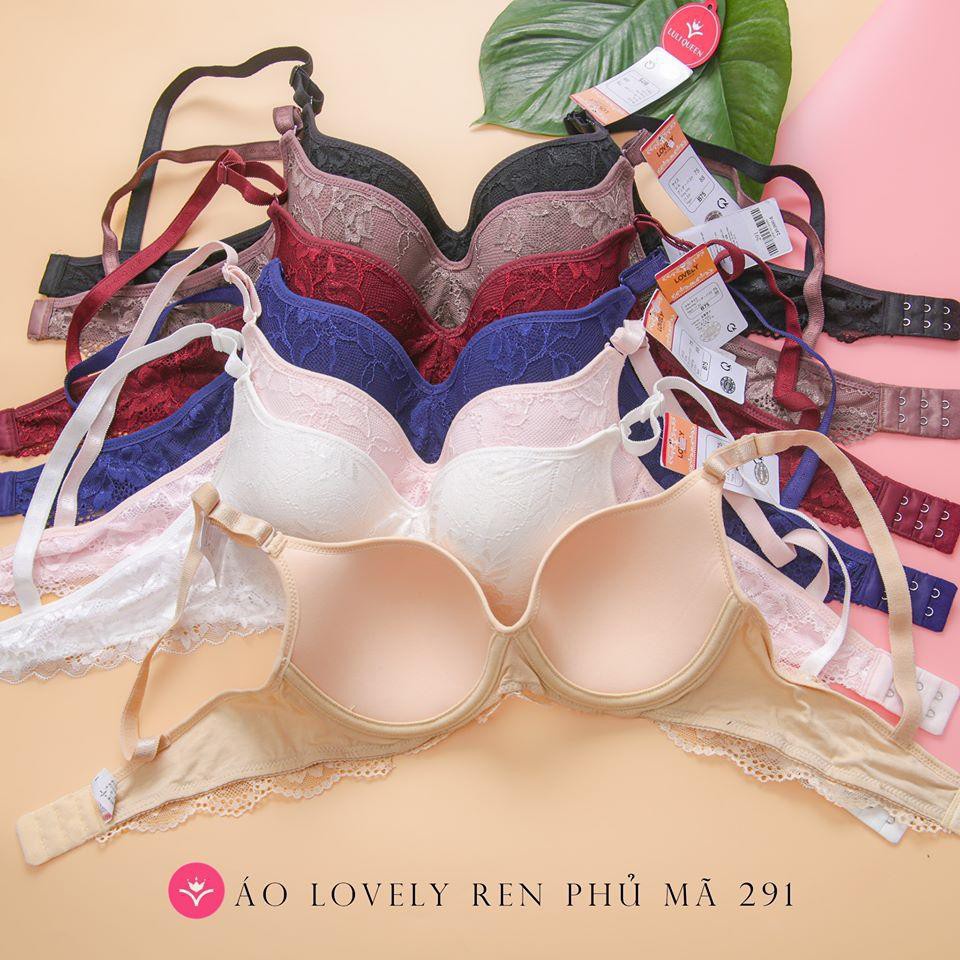 Áo Ngực Ren Lovely 291 Không Mút Gọng Nhựa Dẻo YiOn Underwear