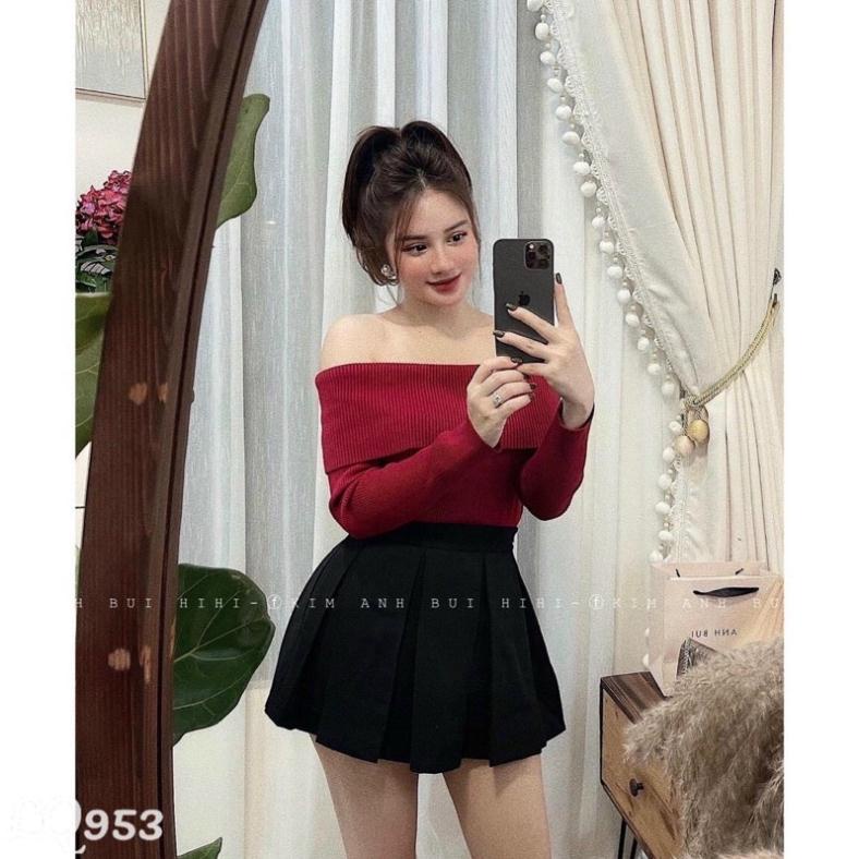 Bán Sỉ Áo len tăm trễ vai siêu sang chảnh