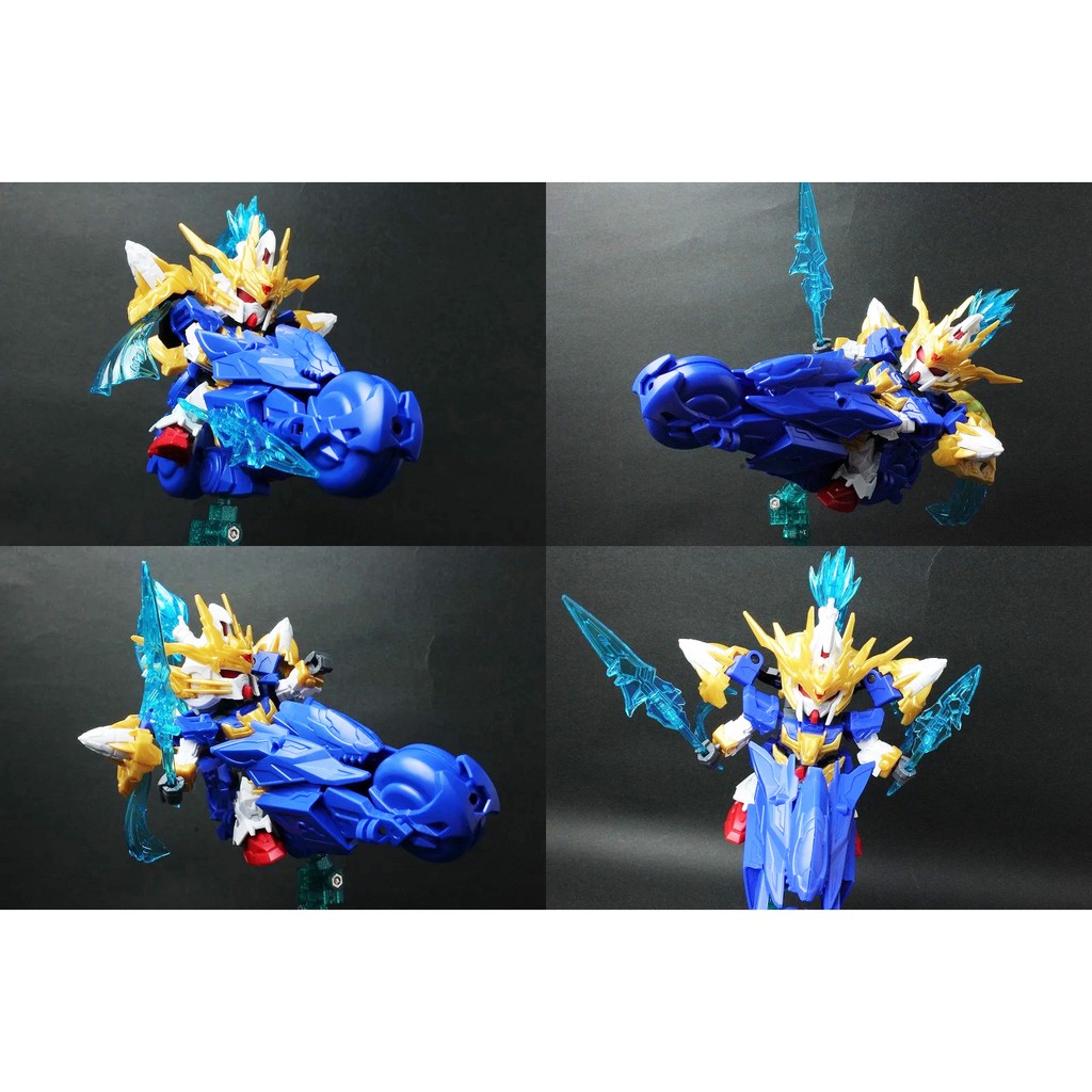 Mô Hình Gundam Bandai SD 07 Zhao Yun 00 Gundam &amp; Bilongqu - Triệu Tử Long (Triệu Vân) [GDB] [BSD]