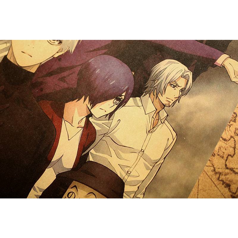 Poster Treo Tường Trang Trí In Hình Nhân Vật Phim Tokyo Ghoul "Family" 35*50cm