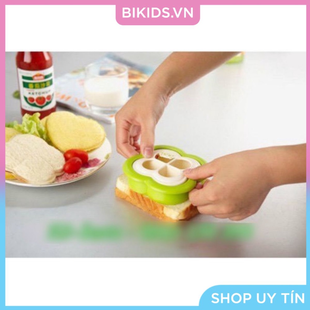 KHUÔN ÉP BÁNH MÌ CỎ 4 LÁ - Cao cấp