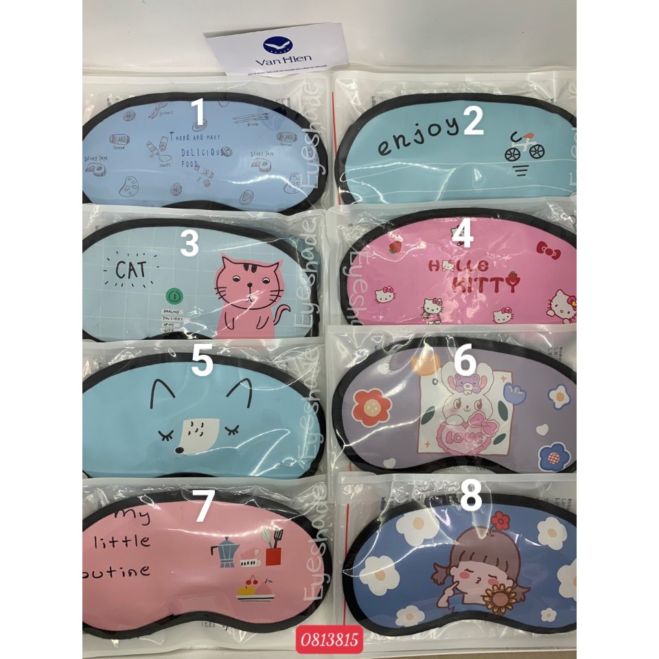 Bịt mắt ngủ nước mùa hè nhiều hình dễ thương chống mỏi mắt | BigBuy360 - bigbuy360.vn