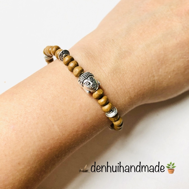 Lắc Tay Chuỗi Hạt Gỗ Tịnh Tâm 🦗denhuihandmade☘️