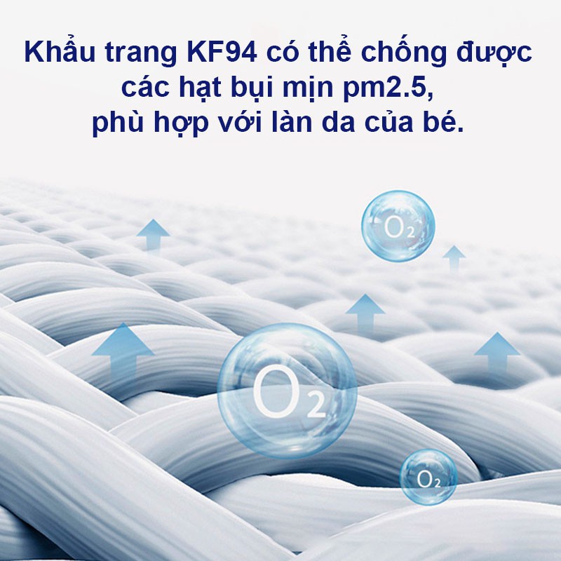 COMBO 10 KHẨU TRANG KF94 TRẺ EM 1-5 TUỔI