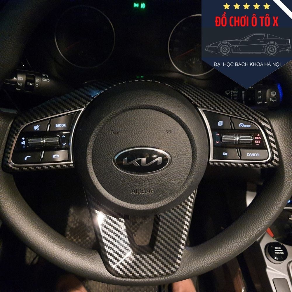 ♛♀❉ Ốp vô lăng xe ô tô KIA CERATO, KIA SELTOS, KIA K3 2021, KIA SONET