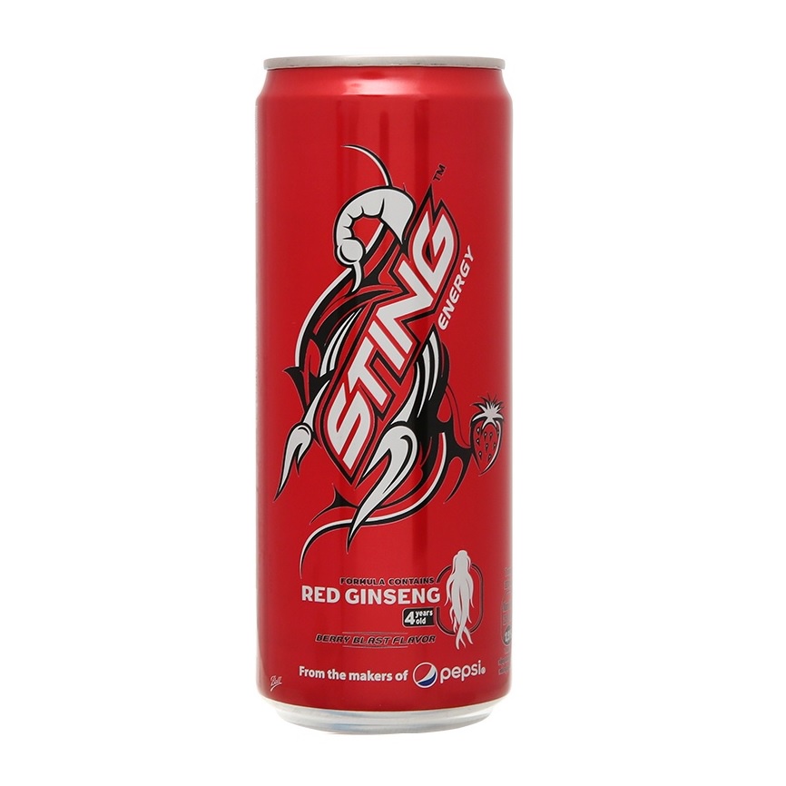 Nước Sting dâu lon 320ml