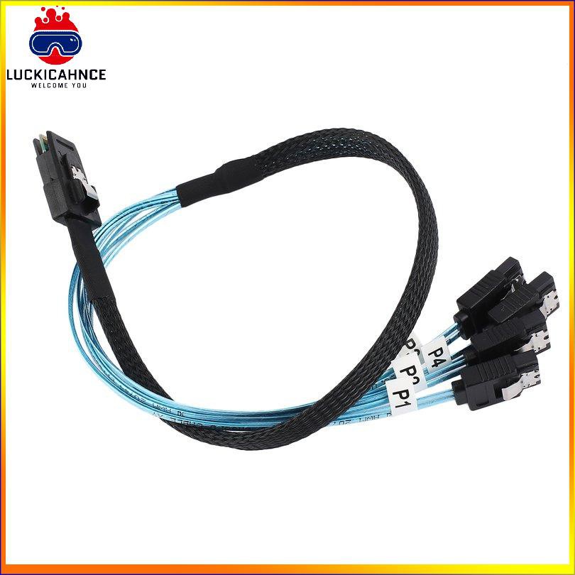 Dây Cáp Chuyển Đổi Sas 4i Sff-8087 36p 36-pin Sang 4 Sata 7 Chấu 0.5m | BigBuy360 - bigbuy360.vn