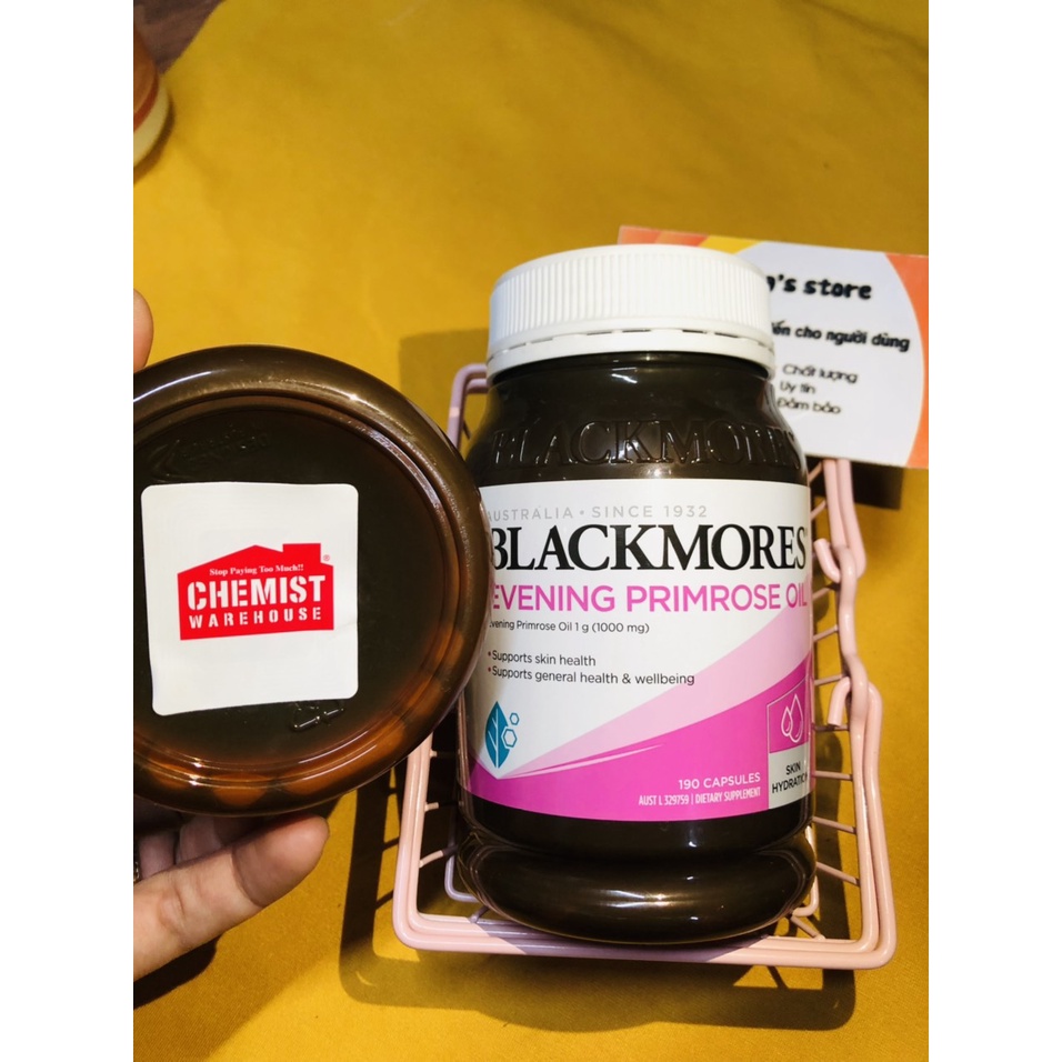 Tinh dầu hoa anh thảo Blackmore evening primrose oil lọ 190 viên