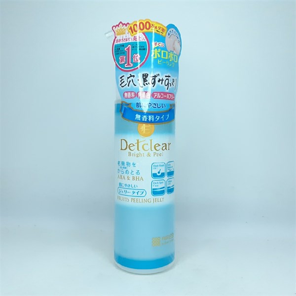 Tẩy da chết Detclear Bright Peel Xanh 180ml