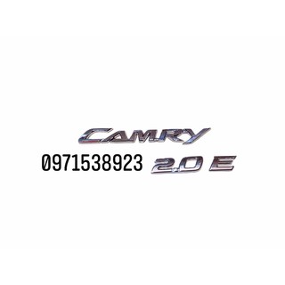 Bộ chữ camry 2.0 e dán đuôi xe