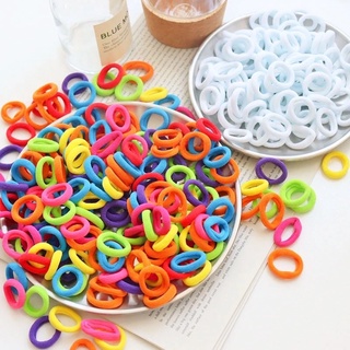 Set 100 dây thun cột tóc nhiều màu sắc thời trang cho bé gái