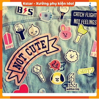 Sticker thêu dán áo, balo