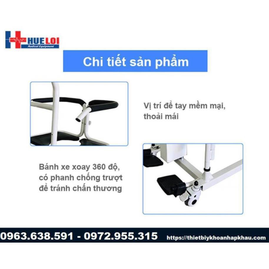 Xe di chuyển bệnh nhân có chức năng nâng hạ bằng điện