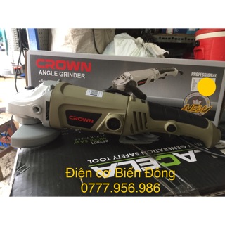 Máy mài cắt góc 🍄 FREESHIP 🍄 Máy mài cắt góc cầm tay chính hãng Crown CT13288 công suất 860W công nghệ hiện đại của Mỹ