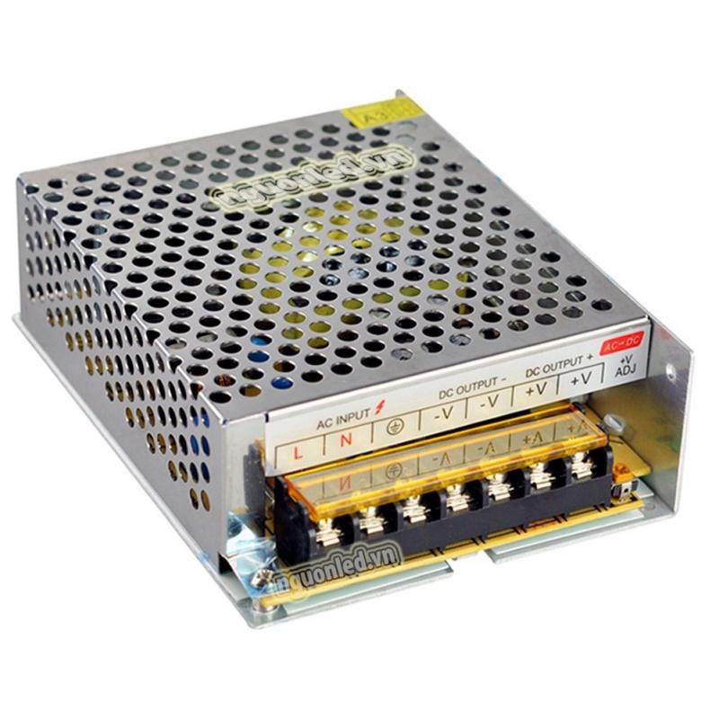 Nguồn tổ ong 12V 10A, nguồn đèn led, nguồn tổng 12V 10A cao cấp