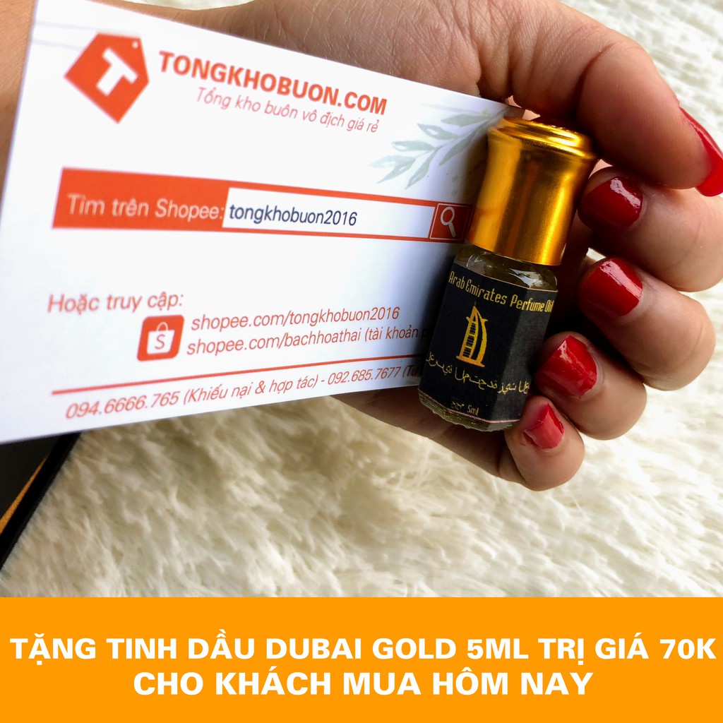 [Tặng tinh dầu Dubai] - Nước hoa nam Dubai Gold The Blue 30ml dạng xịt | BigBuy360 - bigbuy360.vn