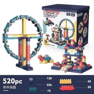 BỘ TRÒ CHƠI LEGO 520 CHI TIẾT NHỰA ABS AN TOÀN