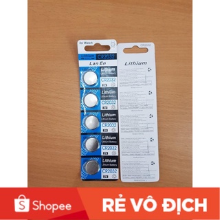 Pin nút CR2032, pin CMOS 3V (vỉ 5 viên)
