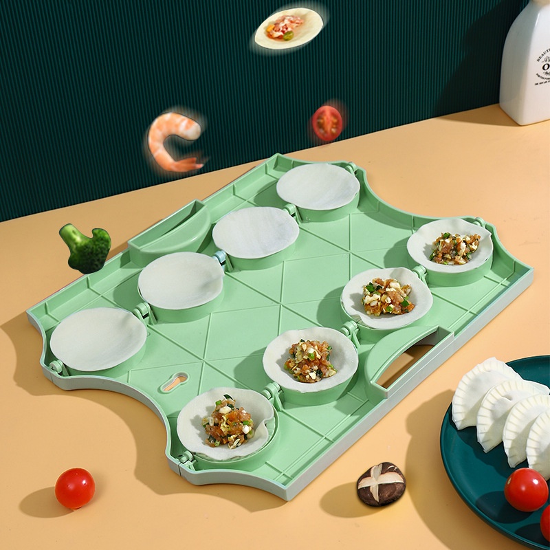 【sản phẩm mới nóng】Khuôn Làm Bánh Xếp Tiện Dụng Chất Lượng Cao,khuôn làm bánh bao há cảo đa dụng,Phụ kiện khuôn làm bánh bao  Khuôn Làm Bánh Xếp 4 Ngăn Tiện Lợi