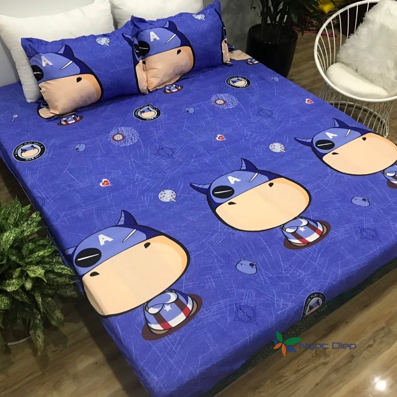 Sale ngẫu nhiên giá lẻ = giá sỉ bộ ga chun poly cotton m6 hoặc m8 | BigBuy360 - bigbuy360.vn