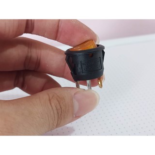 Công tắc bập bênh tròn 20mm có đèn