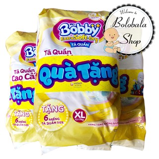 Set Tã Quần Siêu Mềm Bobby Extra Soft Dry XL hàng mẫu dùng thử