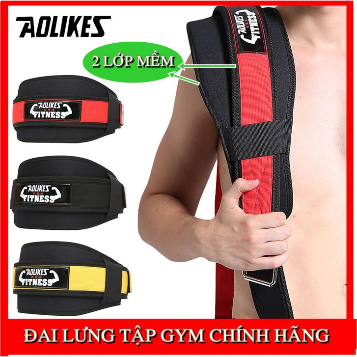 Đai Lưng Mềm Tập GYM Aolikes, Nịt lưng Squat Aolikes A7983