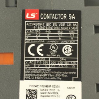 Khởi động từ Contactor LS 9A